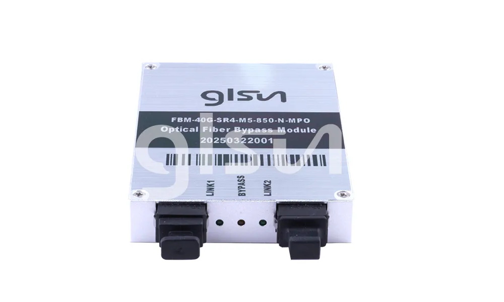Dual Port 40Gbps QSFP+ SR4 Fiber Bypass Module