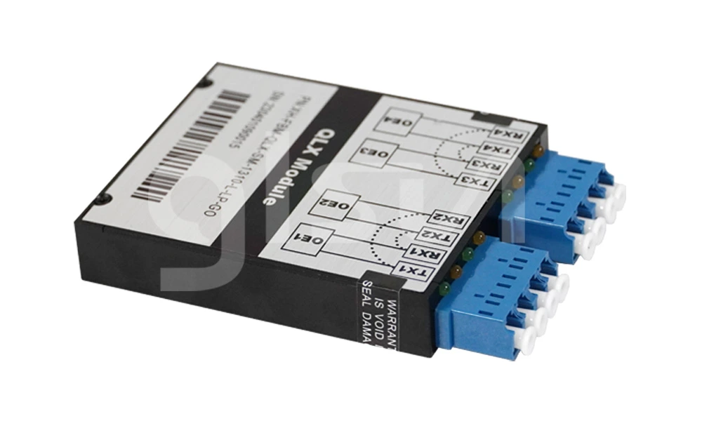 Quad Port 1.25G LX Fiber Bypass Module