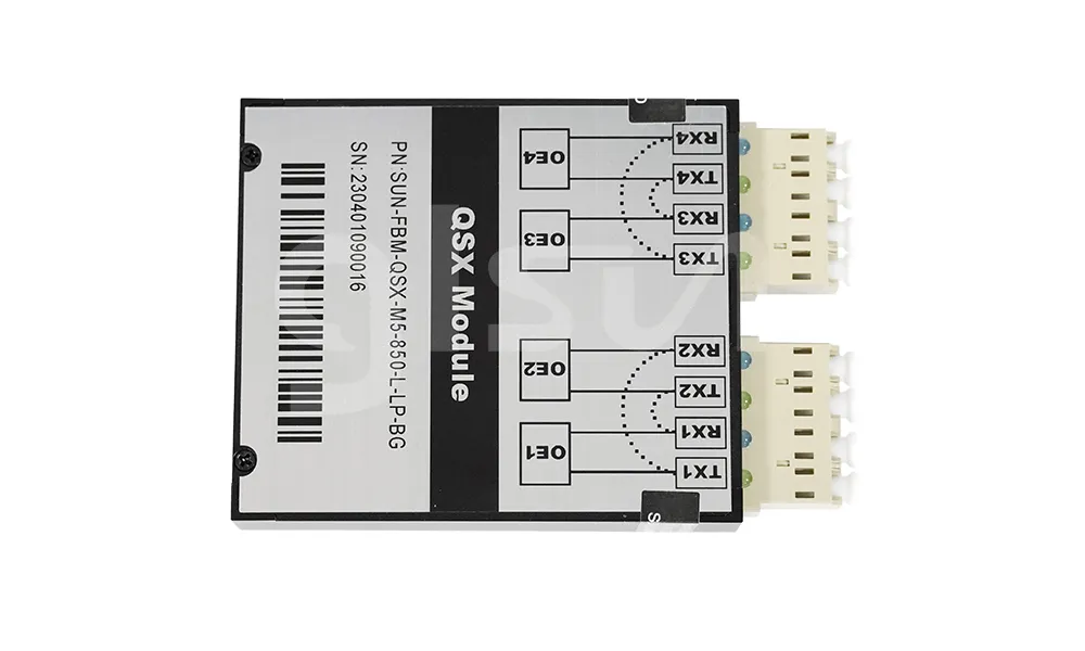 Quad Port 1.25G SX Fiber Bypass Module